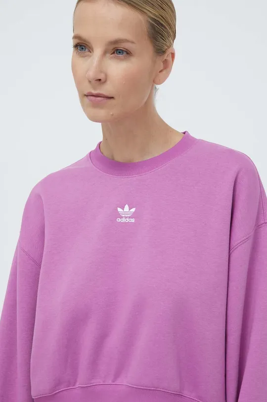 ružová Mikina adidas Originals Adicolor Essentials Crew Sweatshirt