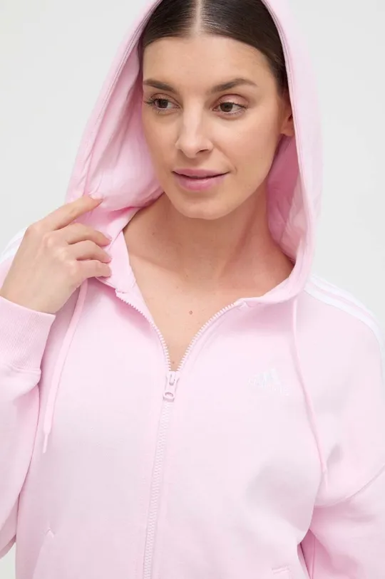 różowy adidas bluza bawełniana