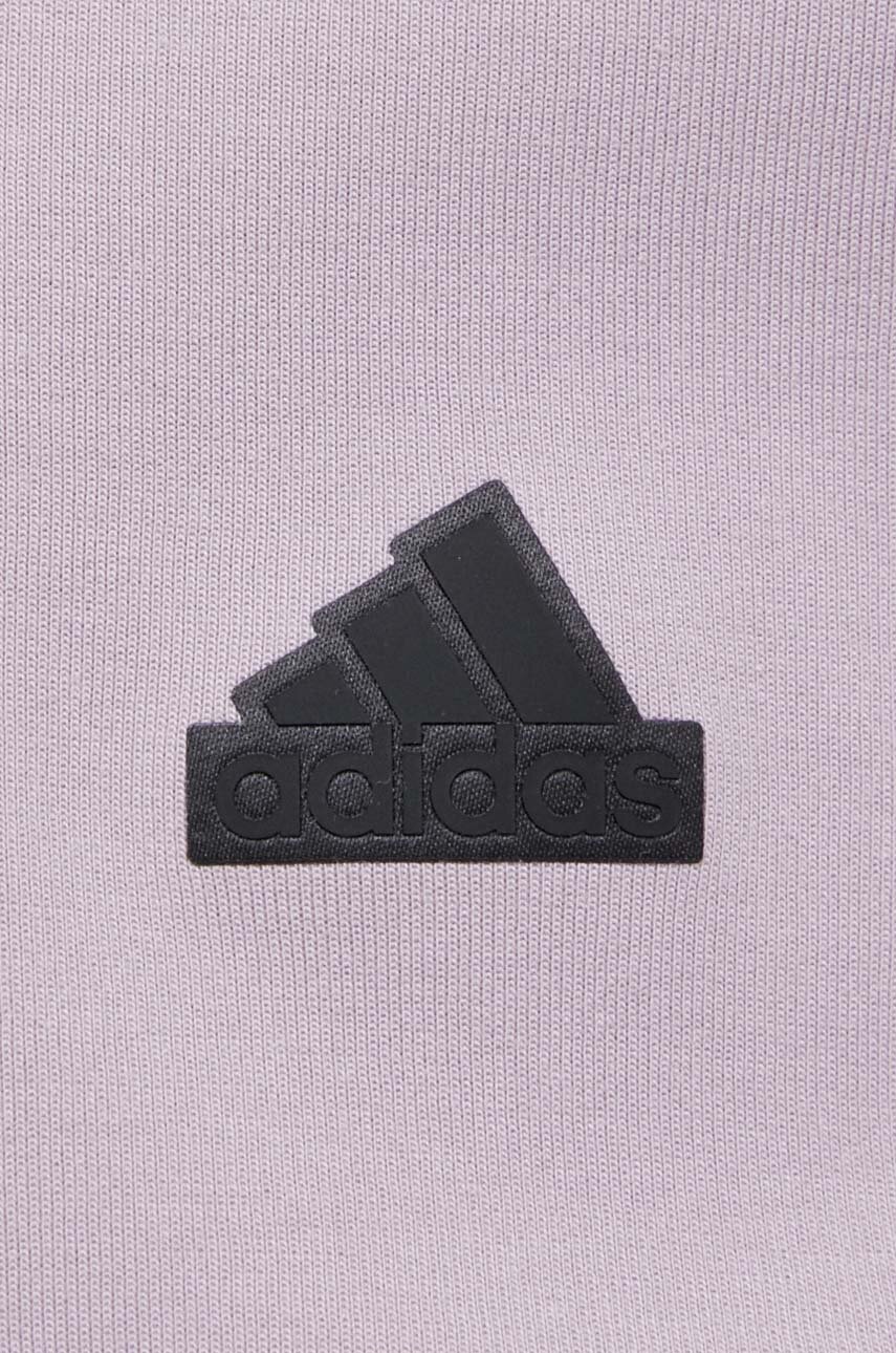 adidas bluza damska kolor fioletowy gładka IS3652 | Answear.com