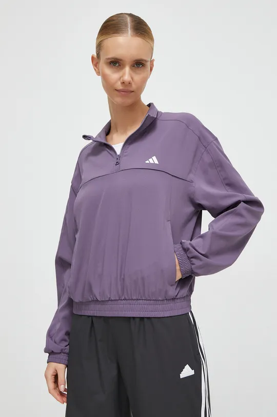 lila adidas Performance edzős pulóver Training Essentials Női
