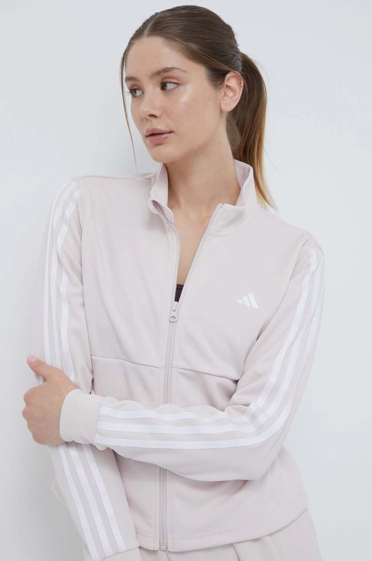 różowy adidas Performance bluza treningowa Training Essentials Damski