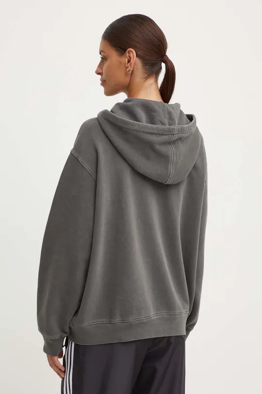 Bombažen pulover adidas Originals Washed Trefoil Hoody 100 % Bombaž