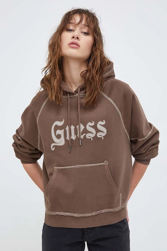 brązowy Guess Originals bluza