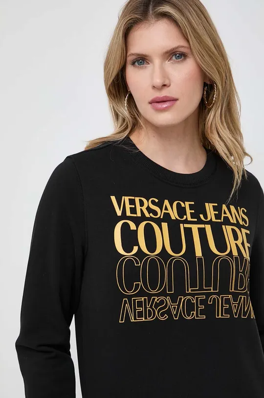 nero Versace Jeans Couture felpa in cotone