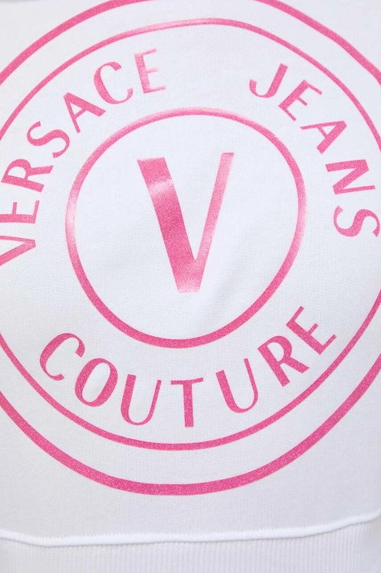 Bombažen pulover Versace Jeans Couture Ženski