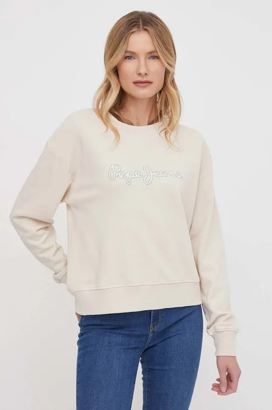 beżowy Pepe Jeans bluza