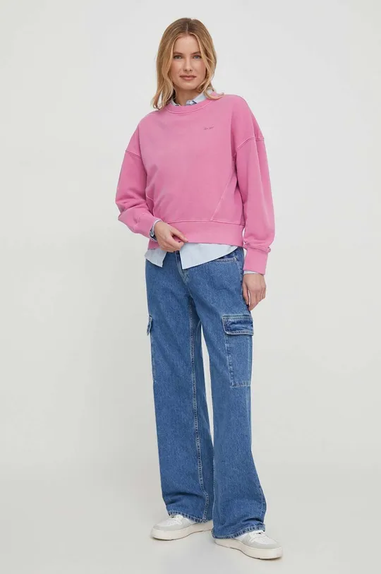 Μπλούζα Pepe Jeans ροζ