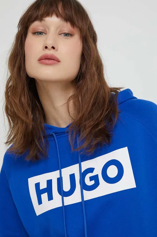 Βαμβακερή μπλούζα Hugo Blue Γυναικεία