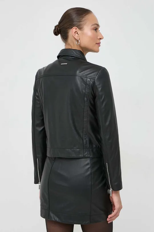 Usnjena biker jakna Armani Exchange Glavni material: 100 % Ovčja koža Podloga: 100 % Poliester