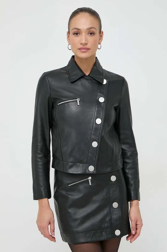 μαύρο Δερμάτινo jacket Armani Exchange