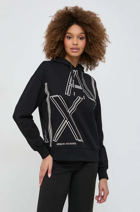 czarny Armani Exchange bluza Damski