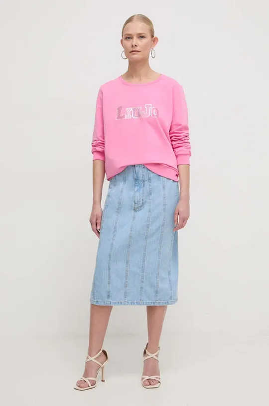 Liu Jo bluza różowy