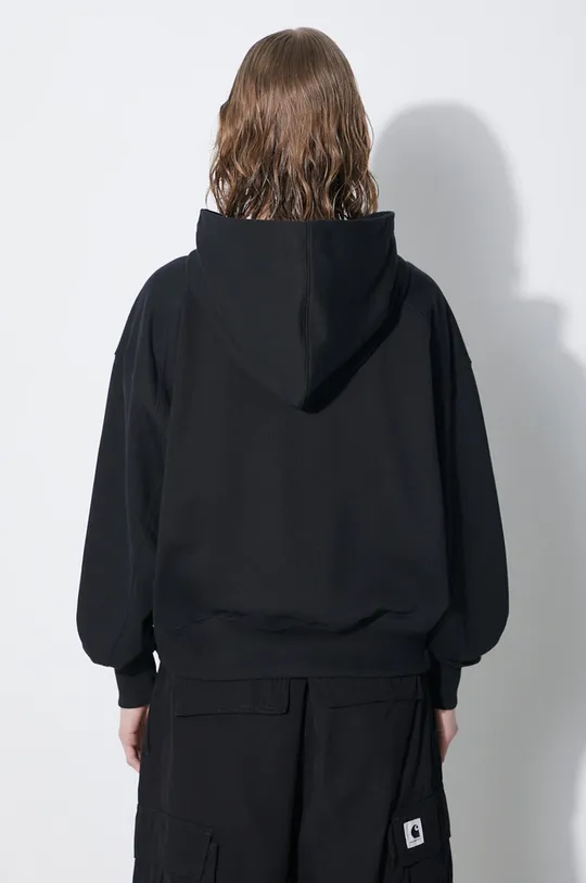 Y-3 sweatshirt French Terry Boxy Hoodie Main: 80% Cotton, 20% Recycled polyester Rib-knit waistband: 96% Cotton, 4% Elastane
