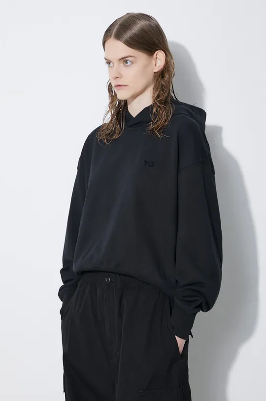 crna Dukserica Y-3 French Terry Boxy Hoodie