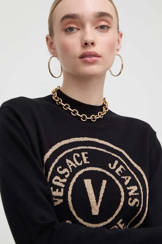 Versace Jeans Couture sweter czarny