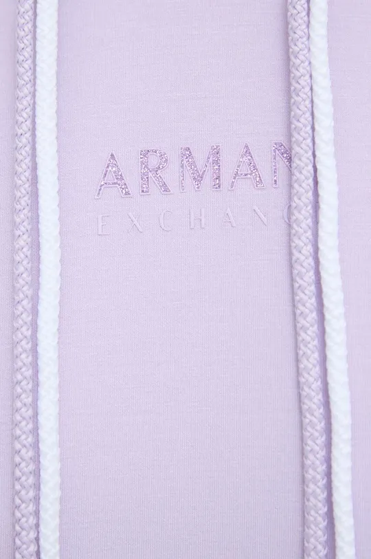 Μπλούζα Armani Exchange 3DYM77.YJEPZ μωβ