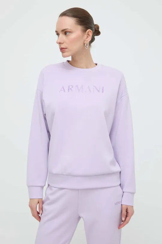 vijolična Pulover Armani Exchange Ženski