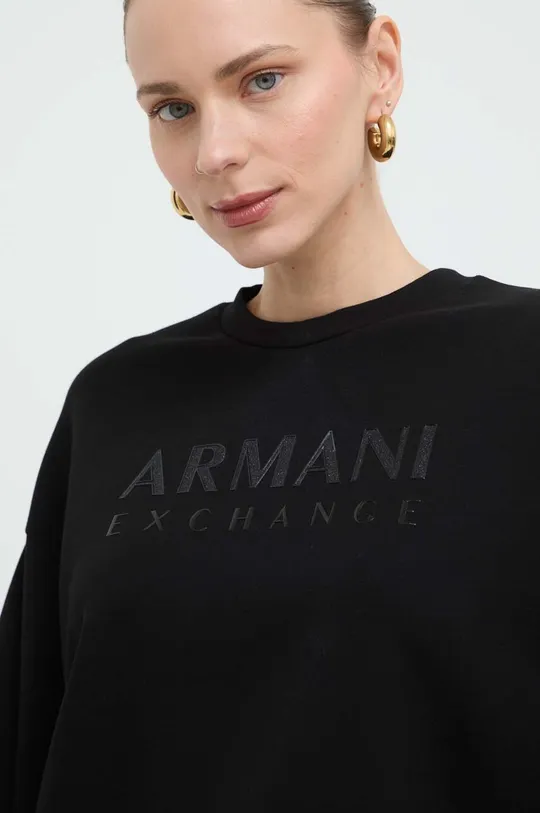 czarny Armani Exchange bluza