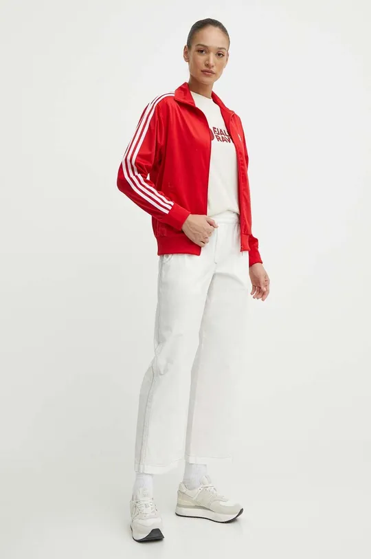 Pulover adidas Originals rdeča