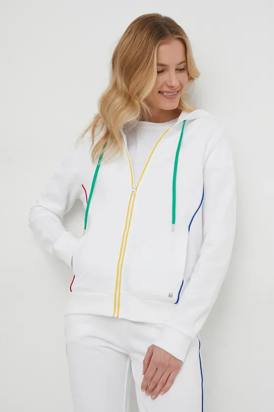 bež Bombažen pulover United Colors of Benetton Ženski