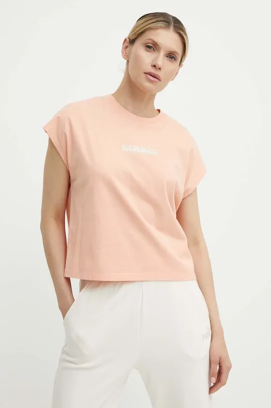 Napapijri t-shirt in cotone S-Tahi arancione
