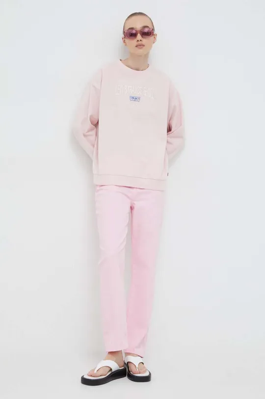 Μπλούζα Levi's ροζ
