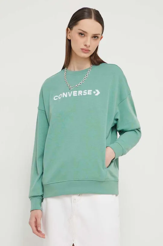 πράσινο Μπλούζα Converse Γυναικεία