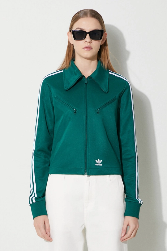 turcoaz adidas Originals bluză Montreal Track Top De femei