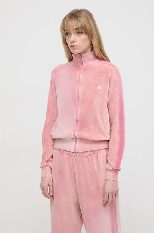 ροζ Βελούδινη μπλούζα Diesel Γυναικεία