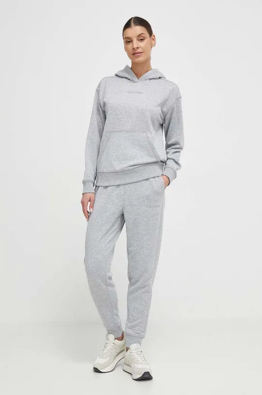 Спортивная кофта Calvin Klein Performance серый