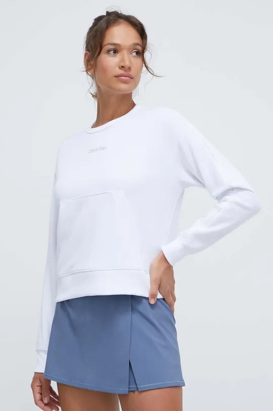 biały Calvin Klein Performance bluza dresowa Damski