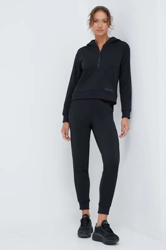 Спортивная кофта Calvin Klein Performance чёрный