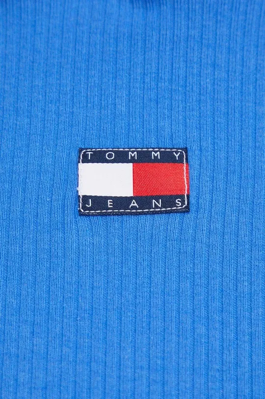 kék Tommy Jeans kapucnis pulcsi otthoni viseletre