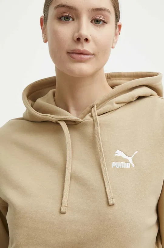 bež Bombažen pulover Puma BETTER CLASSIC