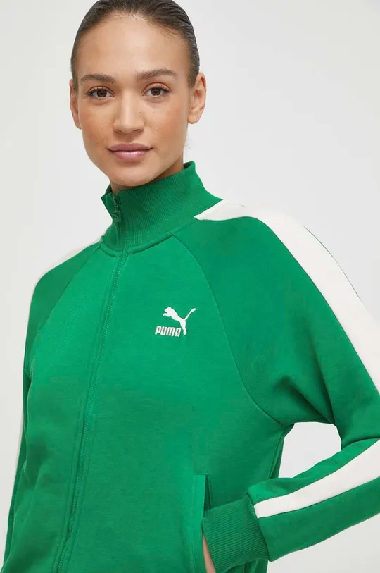 зелений Кофта Puma Iconic T7 Жіночий