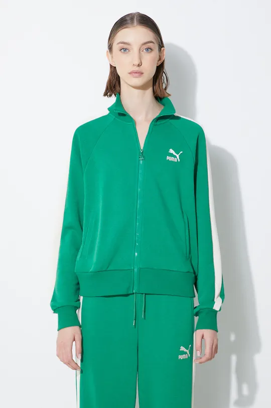 green Puma sweatshirt Iconic T7