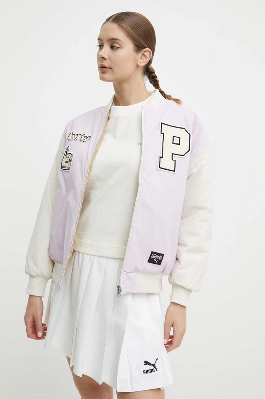 rosa Puma giubbotto bomber reversibile PUMA X SOPHIA CHANG Donna