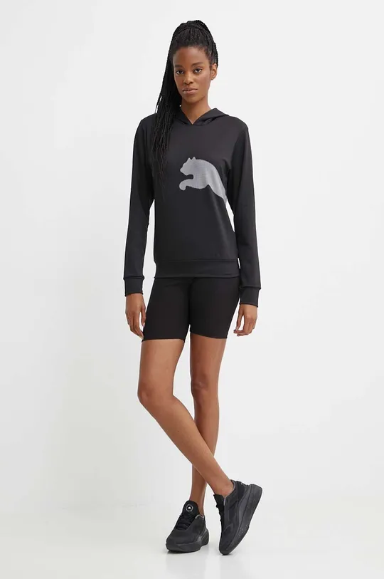 Puma edzős pulóver fekete