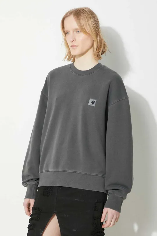 gray Carhartt WIP cotton sweatshirt Nelson Sweatshirt