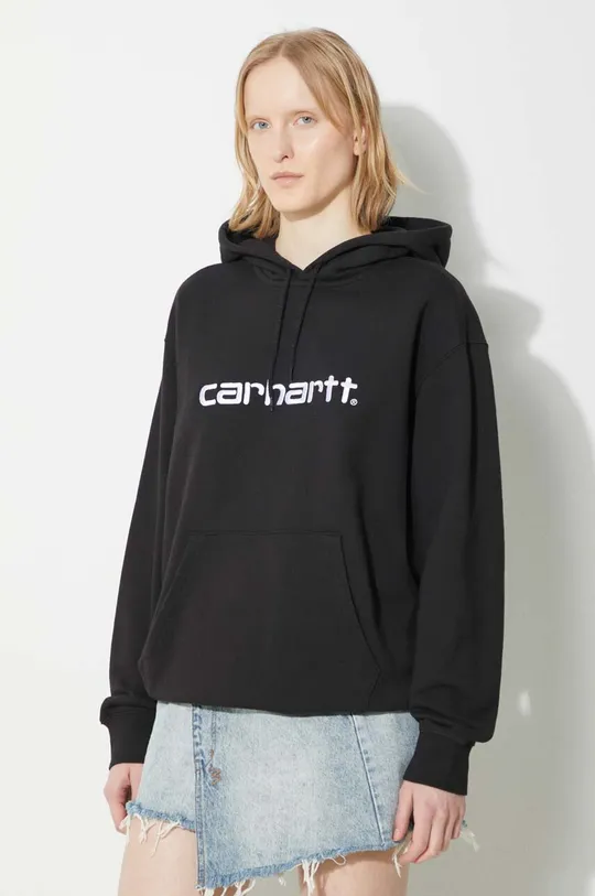 černá Mikina Carhartt WIP Hooded Carhartt Sweatshirt