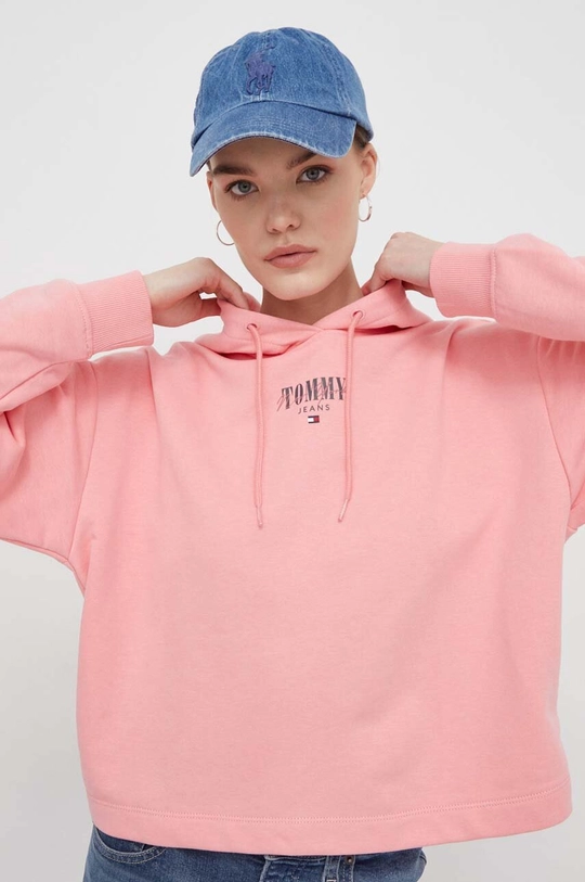 różowy Tommy Jeans bluza