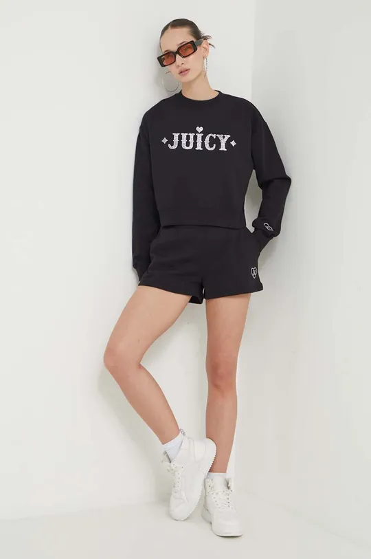 Pulover Juicy Couture črna