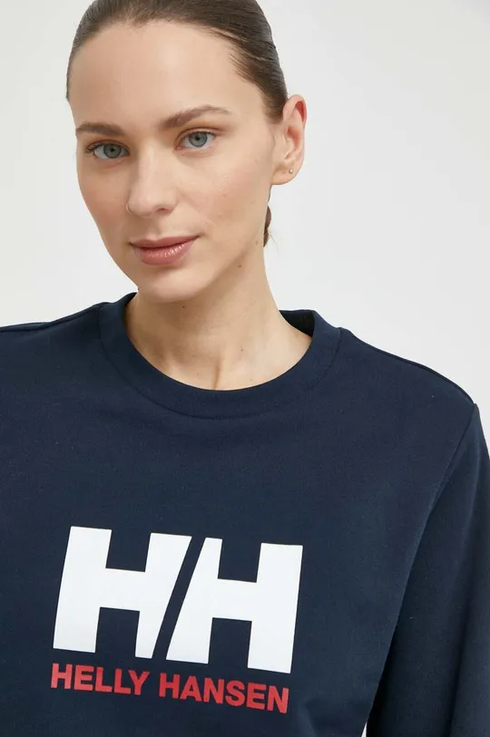 σκούρο μπλε Βαμβακερή μπλούζα Helly Hansen
