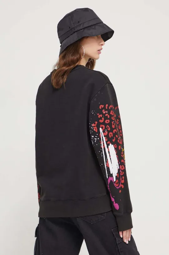 Desigual bluza THE ROLLING ST 89 % Bawełna, 11 % Poliester, Wskazówki pielęgnacyjne:  prać w pralce w temperaturze 30 stopni, nie suszyć w suszarce bębnowej, nie wybielać, prasować w niskiej temperaturze, Nie czyścić chemicznie