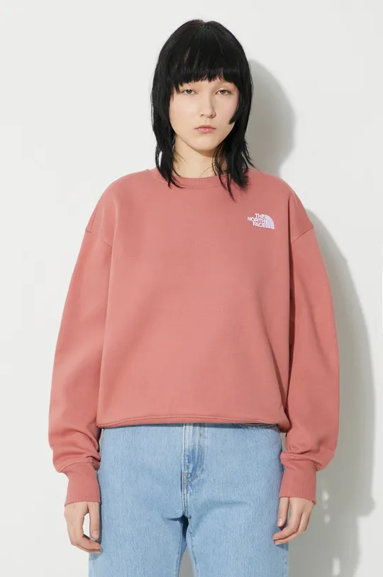 pink The North Face sweatshirt W Essential Crew Women’s