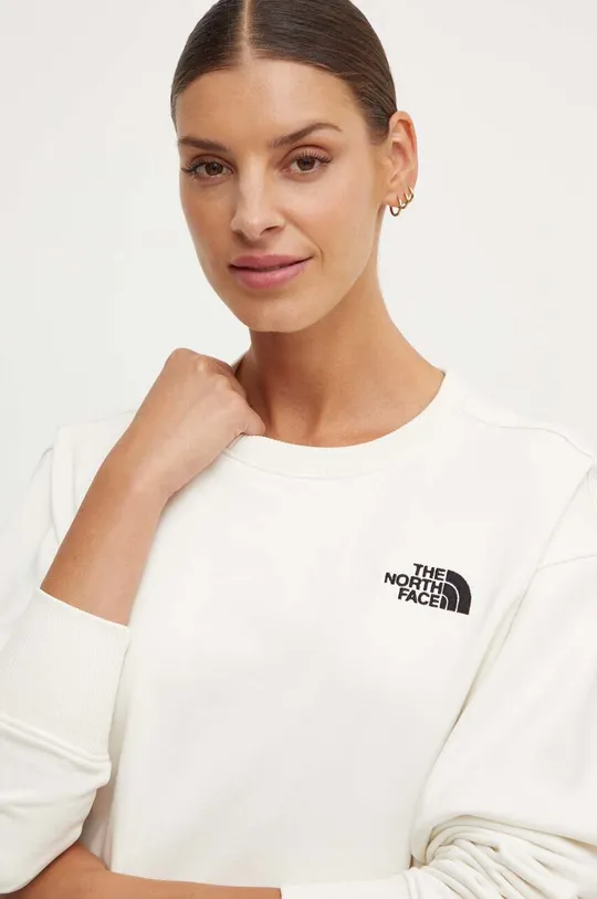 beige The North Face sweatshirt W Essential Crew Women’s