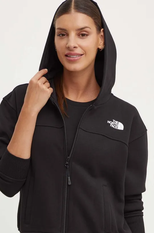 black The North Face sweatshirt W Essential Fz Hoodie Women’s