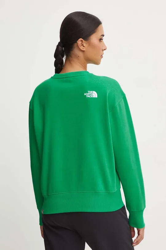 Pulover The North Face W Essential Crew 70 % Bombaž, 30 % Poliester