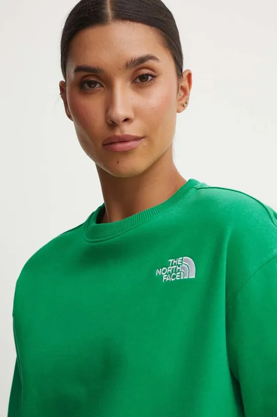 green The North Face sweatshirt W Essential Crew
