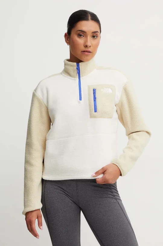 beige The North Face sports sweatshirt Yumiori